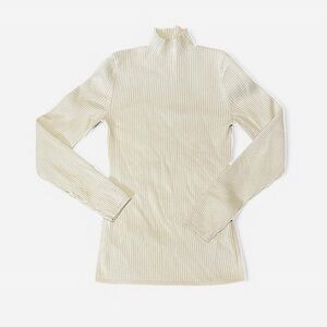 Aritzia Long Mock Neck Open Back